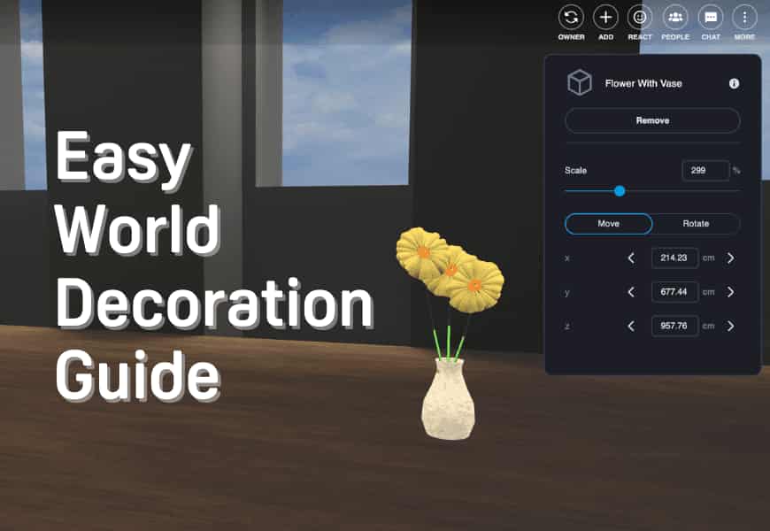 Setting Up and Decorating Your Free Virtual Spaces in VIVERSE